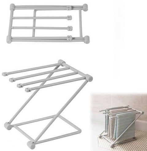 AWOGIPD Porta Spugne Lavandino Cucina, Supporto per Strofinaccio, Scola Strofinacci, Organizer da Cucina, Supporto per Lavello, Pieghevole, 2PCS