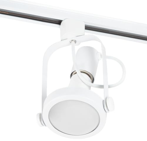 Einphasiger Schienenstrahler E27 ohne Leuchtmittel weiß [HO-FC-E27-W] |