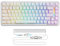 MAMBASNAKE M82 HE Teclado 8000Hz Rapid Trigger, Teclado Gaming RGB del TKL con Interruptor Magnético, Precisión RT de 0,01 mm, Cable en Espiral, Actuación Ajustable, Snap Tap, Contornos Blancos