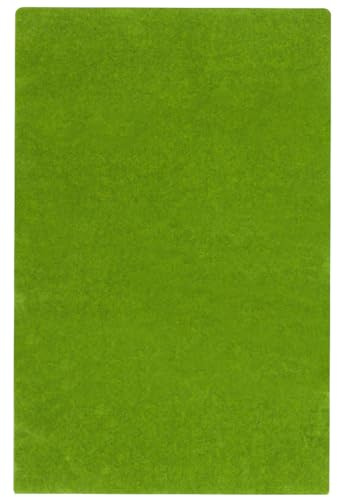 Veemoon Papier de Gazon Modèle 33X100 CM Tapis de Gazon Synthétique Jaune-Vert Matériau pour Modélisme de Paysage Extérieur Décoration Miniature pour Train et Diorama Bricolage