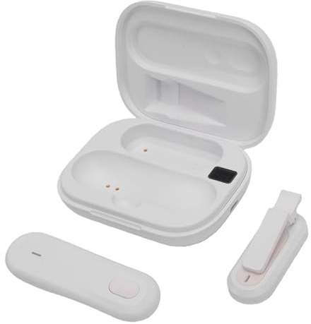 Zunate Clicker Girapagina con Controllo Wireless RF con Pulsante Silenzioso - Compatibile con Tablet Kindle e Dispositivi - Ideale per Ambienti di Lettura Silenziosi (WHITE)