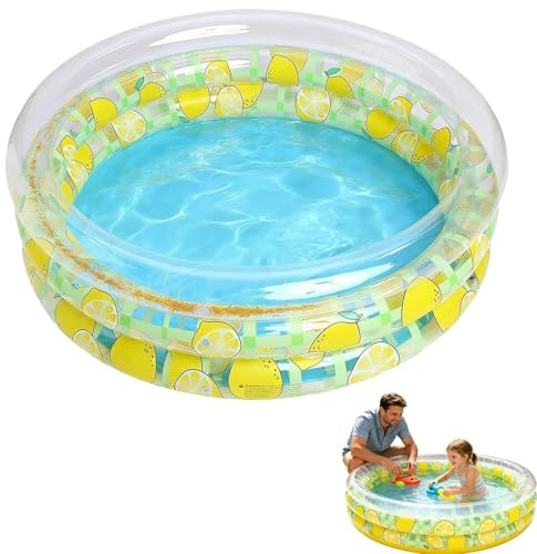 piscinetta neonato spiaggia,piscina piccola neonato,piscina gonfiabile bambini,Piscina Gonfiabile Rotonda, Piscina Gonfiabile Bambini 85 cm,Piscina Balcone Bambini,per Attività Estive All'aperto(B)