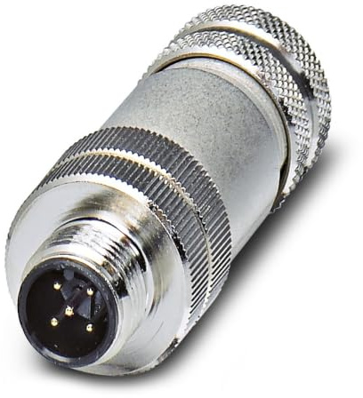 Phoenix Contact SACC M12 M12 Rundsteckverbinder Stecker 5-polig / 4.0A Kabelmontage, Schraubanschluss IP 67