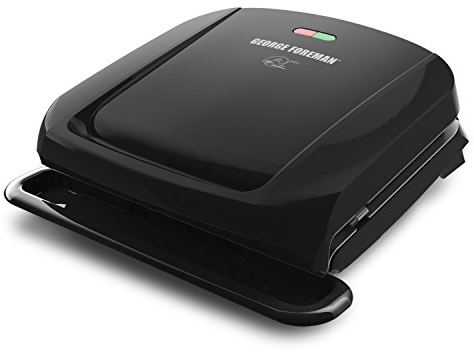 George Foreman GRP1060B 4 Serving Removable Plate Grill, Black by George Foreman