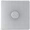 AET SL1GDIM4 Screwless Satin Chrome Flat 1 Gang Dimmer 400W, 400 W