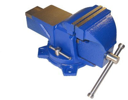 Schraubstock 125mm H mit Amboss - robuste 12,5 kg Ausführung 360° drehbar für Werkbank