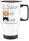 Crazy Cat Lady Travel Mug Cup with Handle