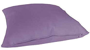 Trama Toscana Cuscino Ecopelle in 29 Colori cm 60x60 sfoderabile Completo di Imbottitura in Fiocco Anallergico Le Altre 2 Misure cm 45x45 e 30x60 Realizzabile Anche su Misura Variante 1130 Lilla