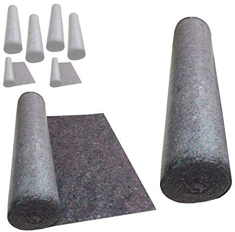Malerabdeckvlies 50m² Abdeckvlies 1m x 50m Gewicht 180g/m² Renoviervlies Schutzvlies Bohrfux