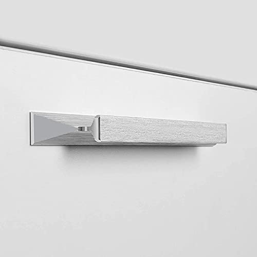 goldenwarm 10 Stück Griffe für Küchenschränke Silber Küchengriffe Schrank Schublade Türgriff Stangengriff Aluminium Küchenschrank Schrankgriffe Möbelgriffe 128mm