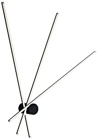 Fan Europe SHANGHAI LED Halbbündiges Licht Schwarz 1790lm 3000K 100x92x14,5cm