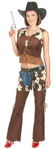 DEGUISE TOI Vegaoo Sexy Cowgirl Damenkostüm braun-beige - M