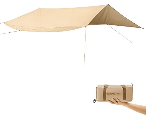 KingCamp Tarp Khan T Sonnen Segel Camping Wind Schutz Vor Zelt Plane Baumwolle
