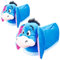 Disney Hausschuhe Damen Stitch 3D, Eeyore 3D und Baby Yoda 3D Plüsch Warme Flauschige Slippers Lustig (Blau Eeyore, numeric_40)