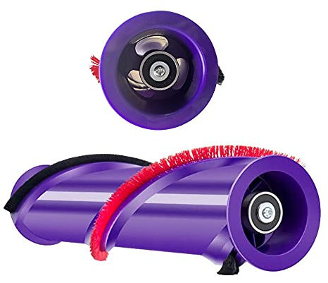 rngcpto Brushroll Brosse à Rouleau pour Dyson V8, Brosse de Rechange pour Dyson V8, Barre de Brosse pour Dyson V8, 24cm de Long, 5,0cm de Diamètre, avec Vis (pour Dyson V8-3Encoches)