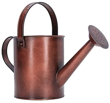 TOTITOM Regadera de Cobre - Regadera de Metal con Boquilla extraíble Lata de 81 oz con Boquilla de rociador fácil de Verter para un riego rápido y fácil de Las Plantas Uso en Interiores y exte