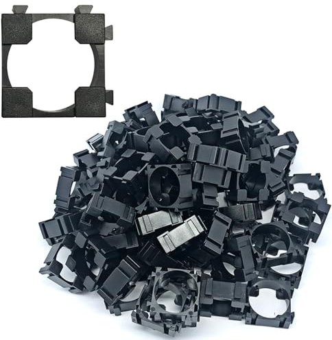 100 Stücke Li-Ionen-Batteriehalter Stehen, Batteriehalter 18650, Batterie Pack Halterung, Zylindrische Batteriehalterung für DIY Feste Batterie