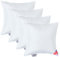 Homescapes Super-Mikrofaser Füllkissen 40x40 cm – 4er-Set Kissen wie Daunen, hypoallergene Kissenfüllung/Innenkissen für Dekokissen wie Sofakissen & Bettkissen oder kleine Kopfkissen
