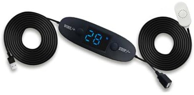 BRIEFCEC Presa USB per regolatore di temperatura digitale con termostato a freddo, 5 V/2 A, per il controllo della temperatura e la ventilazione in serre, acquari e AV-SCH con ventole USB per PC