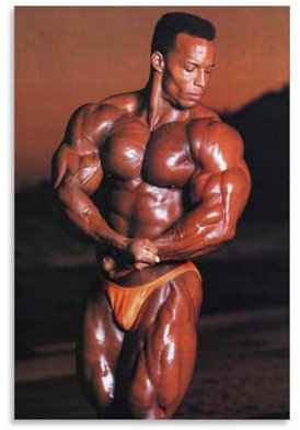 KPOKAHT Body Building Shawn Ray Poster, Kunstdruck, Wandfoto, Poster, hängendes Bild, Familiendekoration, 30 x 45 cm