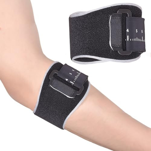 iLamvie Ruban De Coude De Tennis,Manchon De Compression Bras Et Coude Pour Tennis Elbow,Coudières Réglables Et Antidérapantes,Coudière Épicondylite Et Musculation