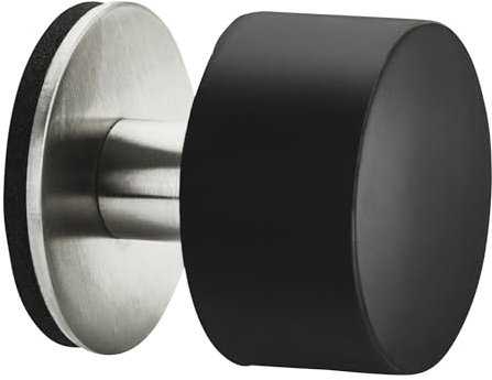 SOTECH 7 Stück selbstklebender Türstopper HEKTOR Ø 40 mm H: 40 mm aus echtem Edelstahl SUS304 Wandtürstopper ohne Bohren Anschlagpuffer Türanschlagpuffer Anschlagschutz Türpuffer Türdämpfer
