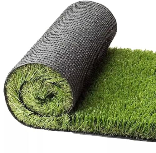 EffeDecor - Prato Sintetico Erba Finta da Esterno Giardino Realistica Tappeto Erboso Tagliabile al MT 25 mm Anti UV Atossico Drenante Ideale per Piscina,Terrazzo,Aree Giochi (1x5 mt)
