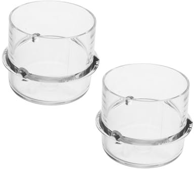 DIYEAH 2Piezas Tapa de Jarra de Batidora Tapa Medidora Selladora Compatible con Thermomix Accesorio de Cocina Transparente