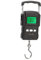 VALICLUD Tragbare elektronische Waage hängende Waage digitale Fischwaage Kistenwaage tragbares Gepäck Express-Gepäckwaage weight scale gewichtswaage Handwaage LCD-Display- Black