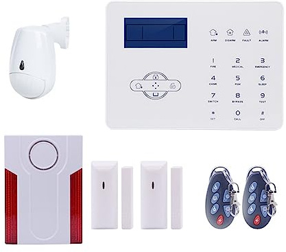 Wireless Focus ST-IIIB GSM Alarm System With Door Magnet Sensor Strobe Siren Pet Immune Infrared Detector For Home Security(433mhz)