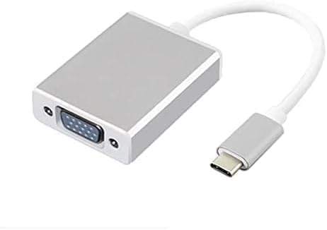 DUOBAGMA USB C auf VGA Adapter, Thunderbolt 3 auf VGA Adapter, Typ C 3.1 Stecker auf VGA Buchse Adapter, kompatibel mit MacBook Pro 2019/2020/2021, MacBook Air, Galaxy