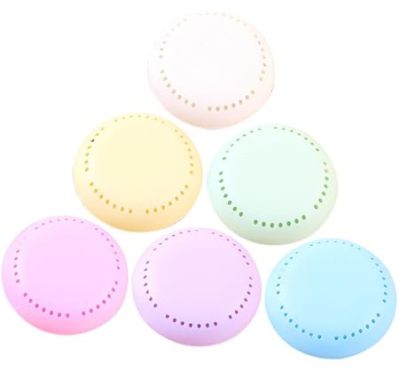 HOMSFOU 6 Pcs Wardrobe Air Freshener Box Solid Deodorant Case for Bedroom, Bathroom, and Car Odor Removing, Smoke Smell Removal, Home Freshener Scents Random Style