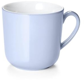 Dibbern Solid Color - Becher mit Henkel GROSS 0,45 l - morgenblau - NEU
