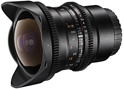 Walimex pro 12/3,1 Fisheye vidéo DSLR Compatible avec Nikon F
