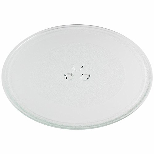Spares2go Glass Turntable Plate for Bosch Microwave Oven (254mm)