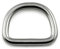 Ganzoo D - Ring aus Stahl, 5er Set, DIY Hunde-Leine/Hunde-Halsband, nichtrostend, Ideal mit Paracord 550, ohne Schweißnaht, Farbe: silber