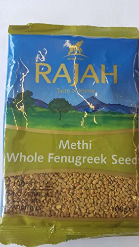 Rajah Methi Whole Fenugreek Seeds 100g (Pack of 2)