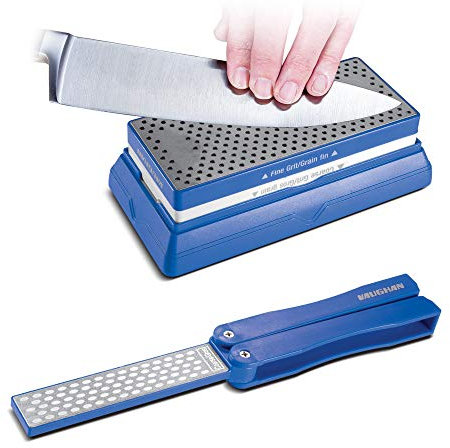 Vaughan 240021 Global Color Hand Diamond Sharpening Whetstone Set (2 Piece)