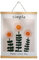 Delaman Cadre Photo En Bois MagnéTique, MagnéTique Bois, Cintre Moderne Pour Affiches Peinture Tableau Dessin Diy DéCoration Mural EléGante (40Cm)