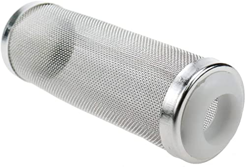 Xiaoyztan Aquarium Filter Intake Cover, 1.13 Inch Diameter, Stainless Steel Shrimp Safe Mesh Guard, Fish Tank Inlet Strainer Screen for Breeding Protection