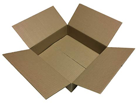 50x Versandkarton 400 x 400 x 100 * 40x40x10 Karton Faltkarton 400x400x100