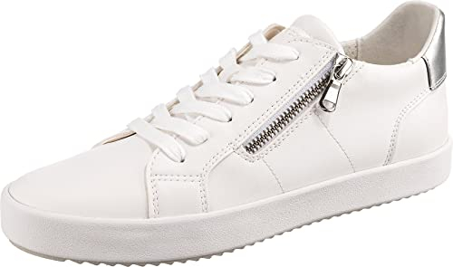 Geox D Blomiee A, Sneakers Donna, Bianco Optic White, 41 EU