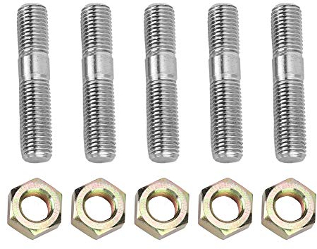 Kit de goujon M10x1.25 Kit de goujon de tête Turbo 50 mm pour Remplacement pour DSM 1G, EVO1~10+kit turbo de goujon m10 1.25+kit turbo de goujon m10 1.25 kit turbo de goujon m10 1.25 kit turbo de gou