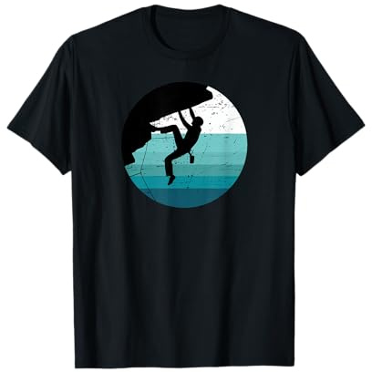 Alpiniste escalade grimpeur Boulder escalade T-Shirt