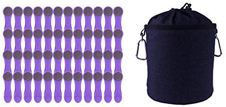 48 pinces à linge à revêtement Softgrip Softtouch