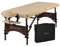Master Massage 71cm Argo Mobil Massageliege Klappbar Therapiebett Portable Beauty Bed Walnussholzbeine Tragetasche Paket Beige