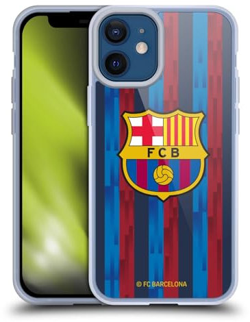 Head Case Designs Offizielle FC Barcelona Home 2022/23 Crest Kit Gelhülle [Militärischer Schutzgrad] Kompatibel Mit Apple iPhone 12 Mini Und Kompatibel Mit MagSafe