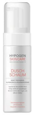 Dusch-Schaum | Sehr mild, hypoallergen, trocknet die Haut nicht aus | Gegen Psoriasis, Pilzerkrankungen sowie Mikroben | Für den alltäglichen Gebrauch von HYPOGEN CARE