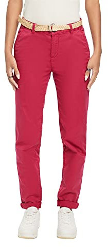 ESPRIT Pantalon pour Femme, Rose foncé, 32W / 32L