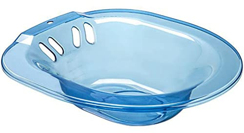 Alipis Sitzbadewanne für Frauen, Blau, Pp, mit Überlauföffnungen | Schwangere und Patienten, Praktische Nutzung, Passend als Sitzbad für Toilette